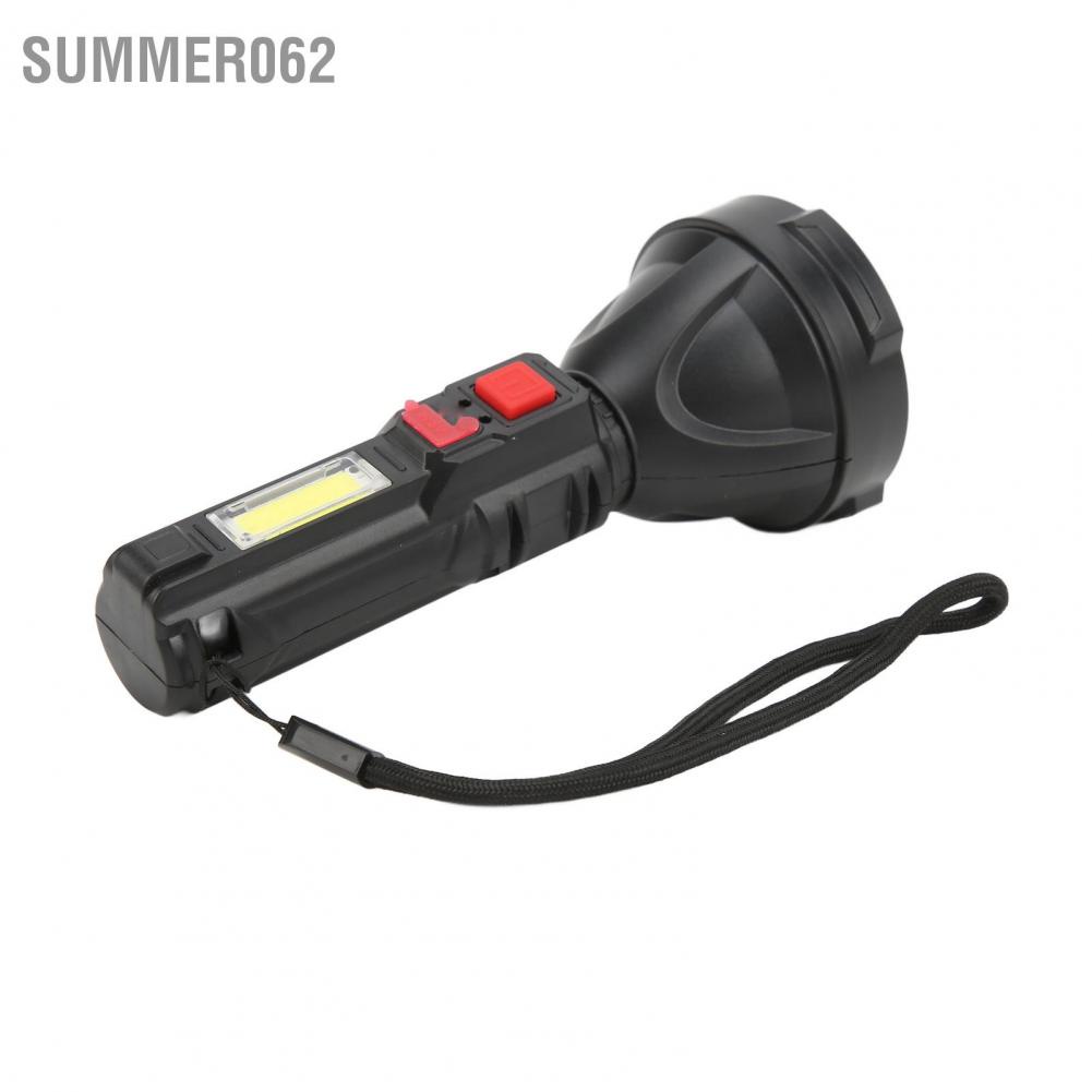 Summer062 USB Charging Flashlight LED Strong Light Multifunctional Emergency Tool for Night Outdoor Activities