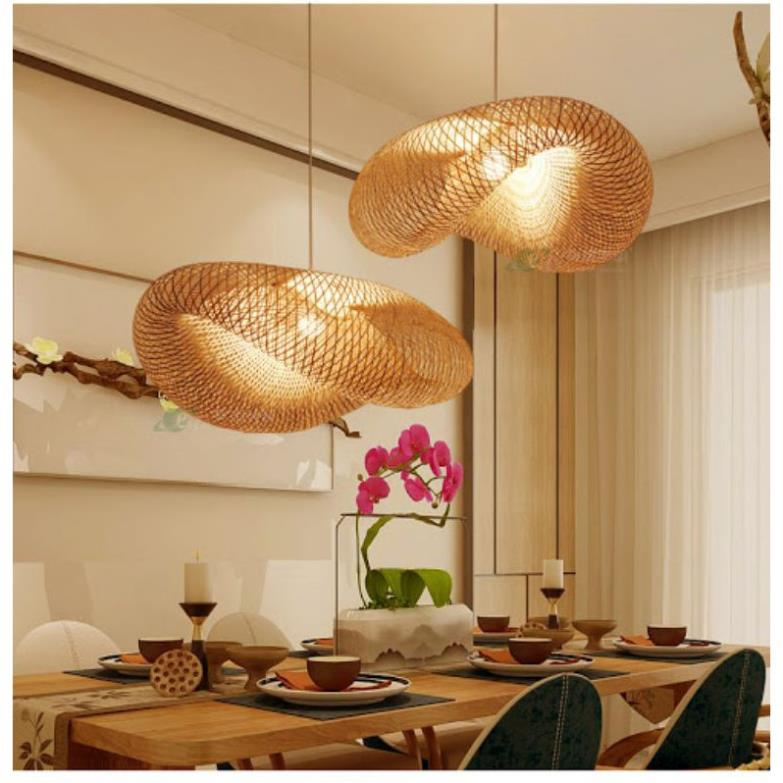 Tre VN Đèn tre đèn mây tre đèn thả mây tre chao đèn tre đèn lồng tre mã 0036 - Xưởng sản xuất