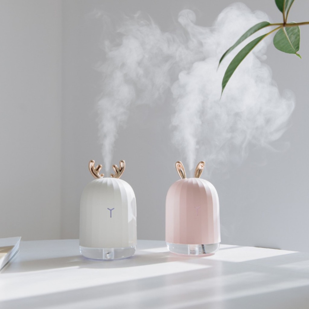 3 In 1 Ultrasonic LED Humidifier Aroma Essential Oil Diffuser 220ml