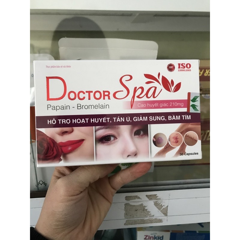 Viên uống Doctor spa ( hoạt huyết, tan ứ, giảm sưng, bầm tím)