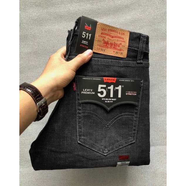 Quần jean nam màu xám khói cao cấp co giãn dáng đứng slimfit hàng VNXK