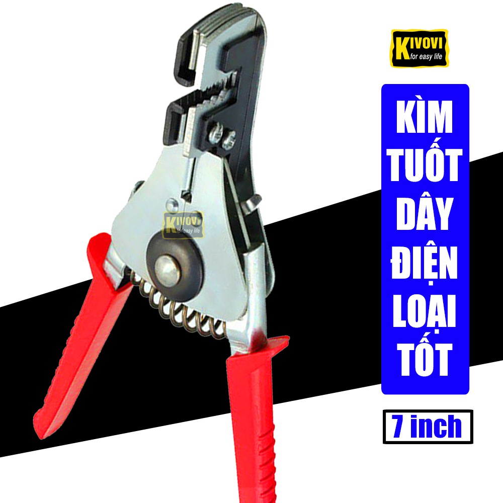 Kìm Tuốt Dây Điện Dây Cáp Tự Động Loại Tốt - Kìm Sửa Điện,Tút Dây, Rút Dây Điện