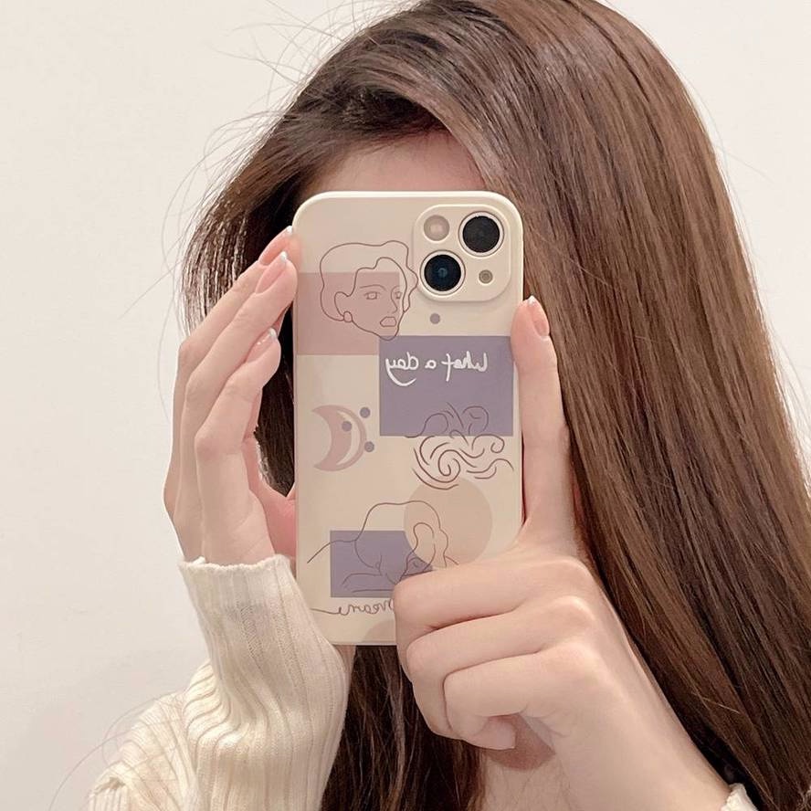 Ốp Điện Thoại Mềm Phối Da Nghệ Thuật Cho iPhone 13 12 11 Pro Xs Max XR X 6 6s Plus SE 2020
