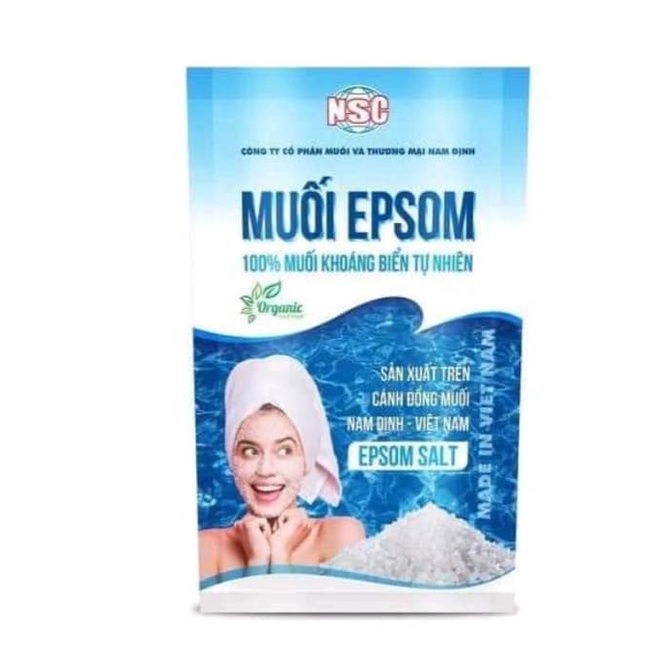 200g Muối epson thô dùng tắm bé,dưỡng da, chăm sóc cơ thể