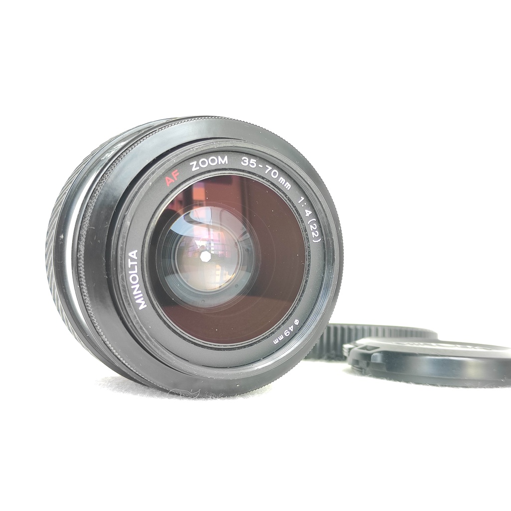 Ống kính tự động minolta AF Zoom 35-70mm f / 4 cho Sony A Mount (minolta) có đầu nắp trước