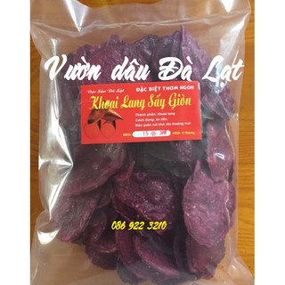 Khoai lang sấy giòn tím 1kg vườn dâu Đà Lạt