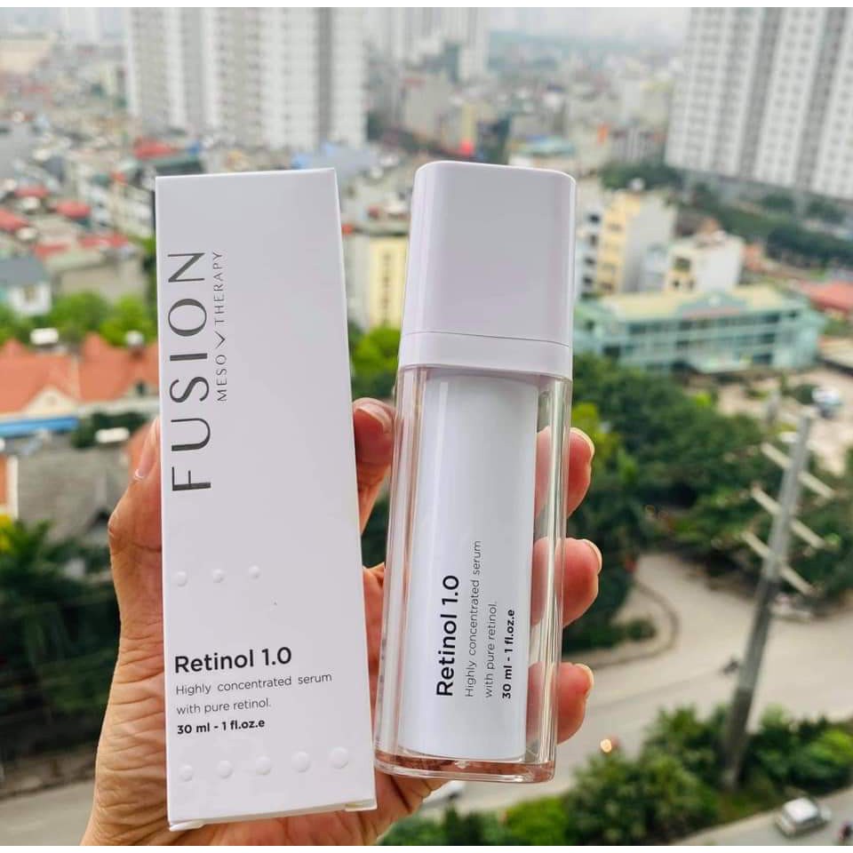 (HÀNG NHẬP KHẨU CHÍNH HÃNG) kem chống loã hoá NÁM,tàn nhanh FUSION RETINOL 1.0 meso Therapy 30ml