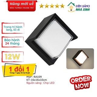 Đèn tường ngoài trời LED chịu nắng mưa RA109 BH 2 năm