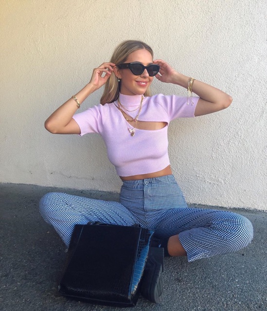 Koko Croptop - áo croptop thun gân xẻ