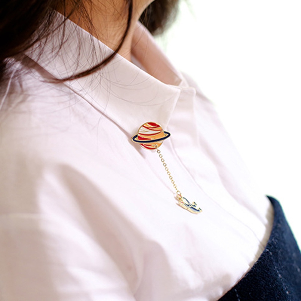 Ghim Cài Áo Hình Vũ Trụ / Thỏ / Hành Tinh Độc Đáo Cá Tính