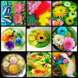 Bộ dụng cụ làm rau câu 3D