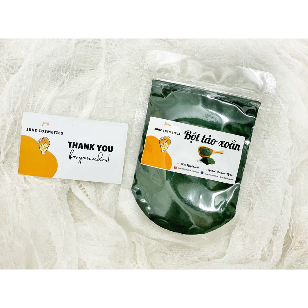 Bột Tảo Xoắn Nhật Bản Spirulina Nguyên Chất 100% - June Cosmetics