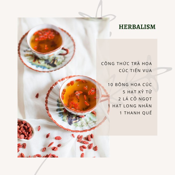 Câu Kỷ Tử Ngọt Cỡ Đại HERBALISM sấy lưu hương. Làm rượu câu kỷ tử, pha trà hoa thảo dược