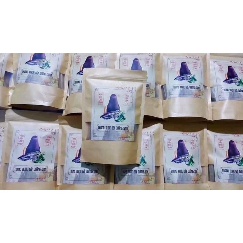 Thang dược gội đầu dưỡng sinh gồm 30 túi lọc