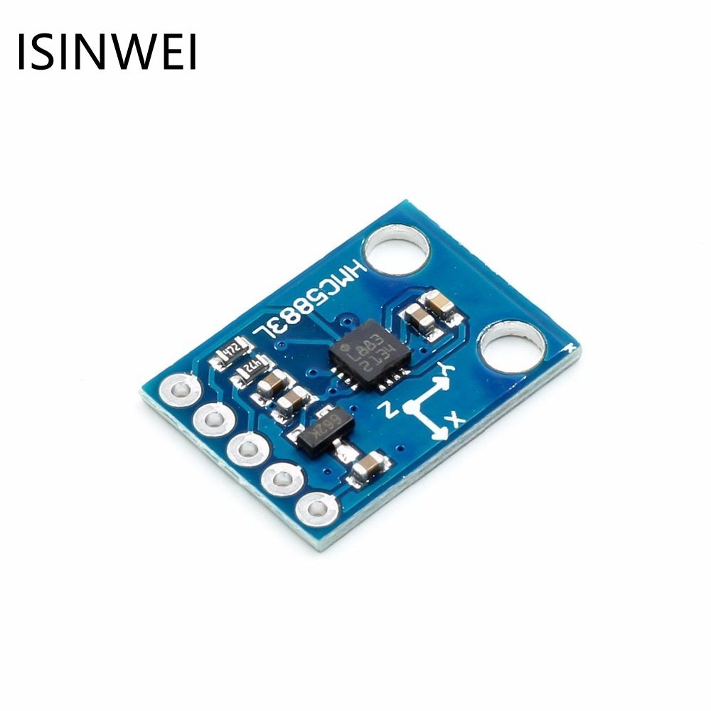 Bo Mạch Cảm Biến Accc Iic / I2C Gy-273 Hmc5883L 3-axis Cho Arduino 3-5v Power