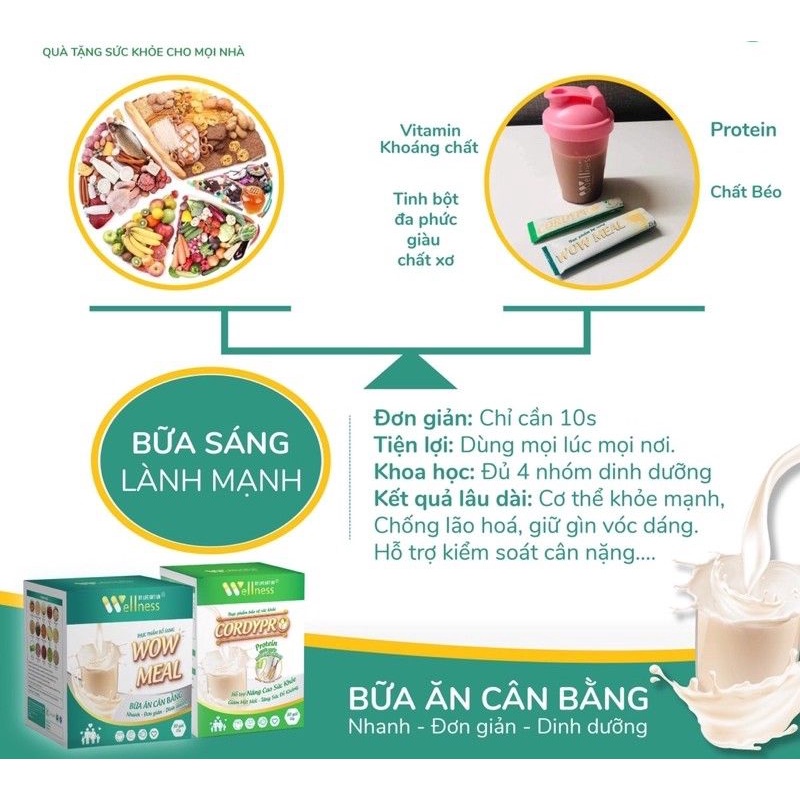Bữa ăn lành mạnh hỗ trợ giảm cân WOW MEAL