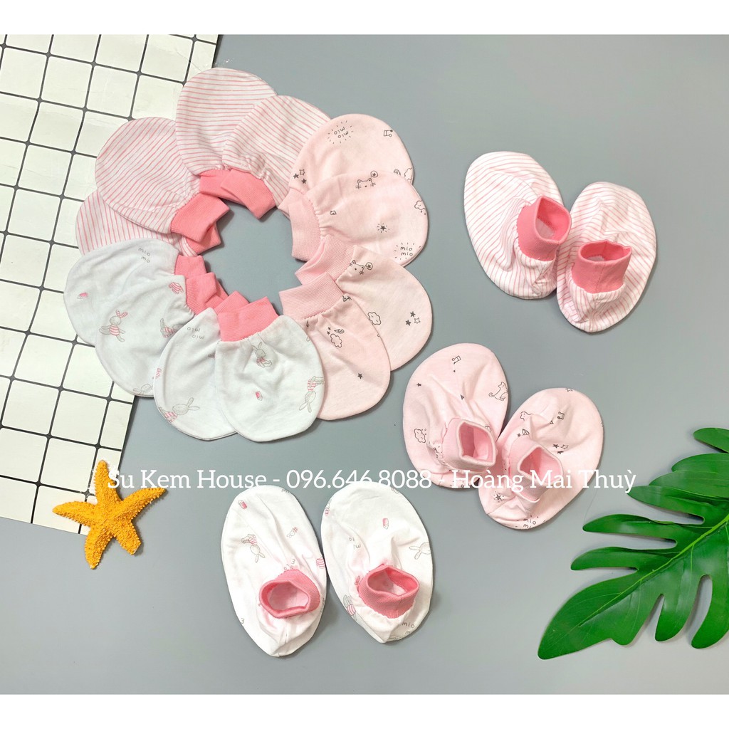 Fullset quần áo sơ sinh dài tay MioMio thu đông cho bé