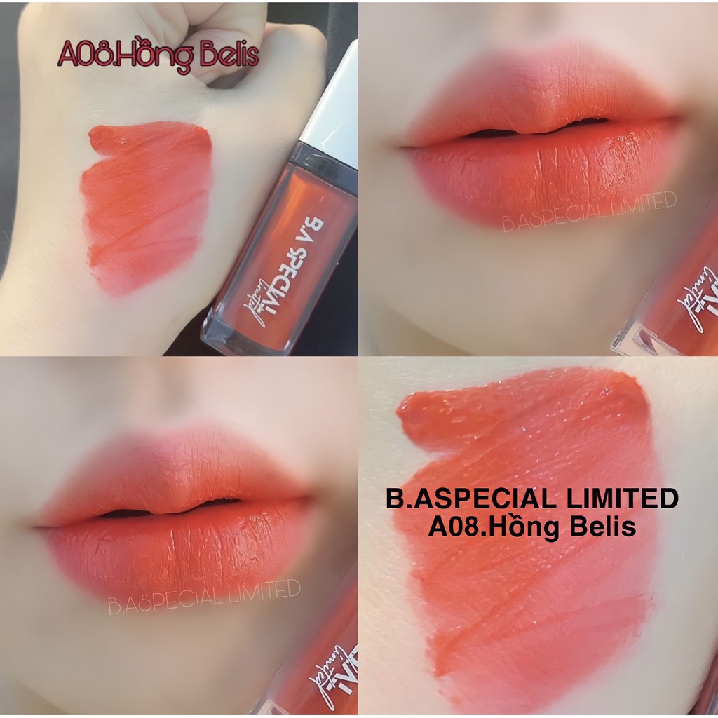 Son B.A Special Limited – Son Hữu Cơ Không Chì Siêu Lì – Màu Son Nhẹ Nhàng Nữ Tính