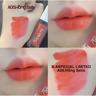 New New!  [A08 Hồng Belis] Son B.A Special Limited – Son Hữu Cơ Không Chì Siêu Lì – Màu Son Nhẹ Nhàng Nữ Tính