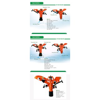 BÉC TƯỚI CÂY BB 127 RN 27