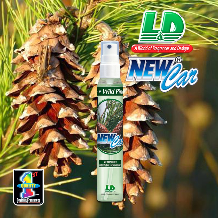 [Mã BMBAU50 giảm 10% đơn 99k] Nước Hoa Ô Tô Dạng Xịt L&amp;D New Car Wind Pine 60ml Nhập Khẩu Chính Hãng