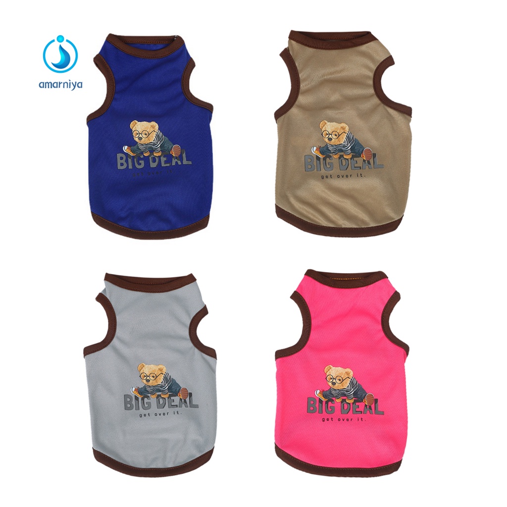 Amar Áo Sơ Mi Mềm Mát Mẻ Cho Cún Cưng Ngoài Trời