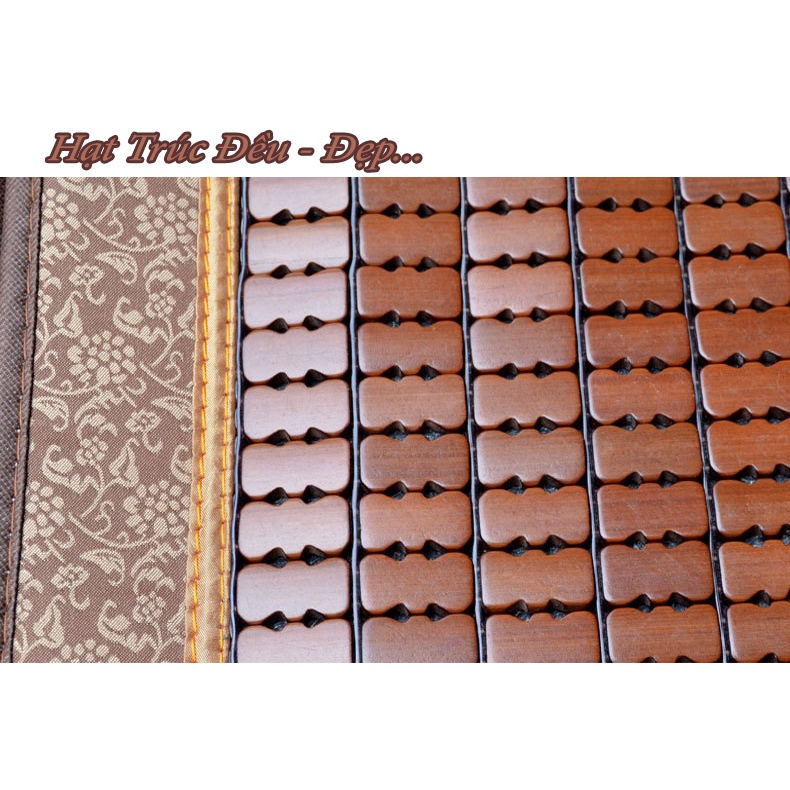 Tấm Lót ghế văn phòng và ghế ô tô hạt trúc cao cấp vuông 45x45 cm