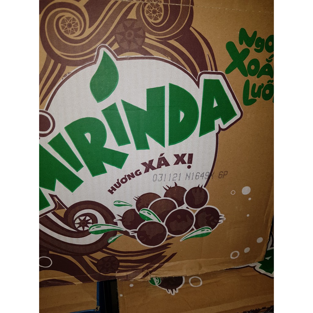 Nước Ngọt Có Gas Mirinda Vị Xá Xị Soft Drink Chai Nhựa PEP 1.5 Lít Date Luôn Mới