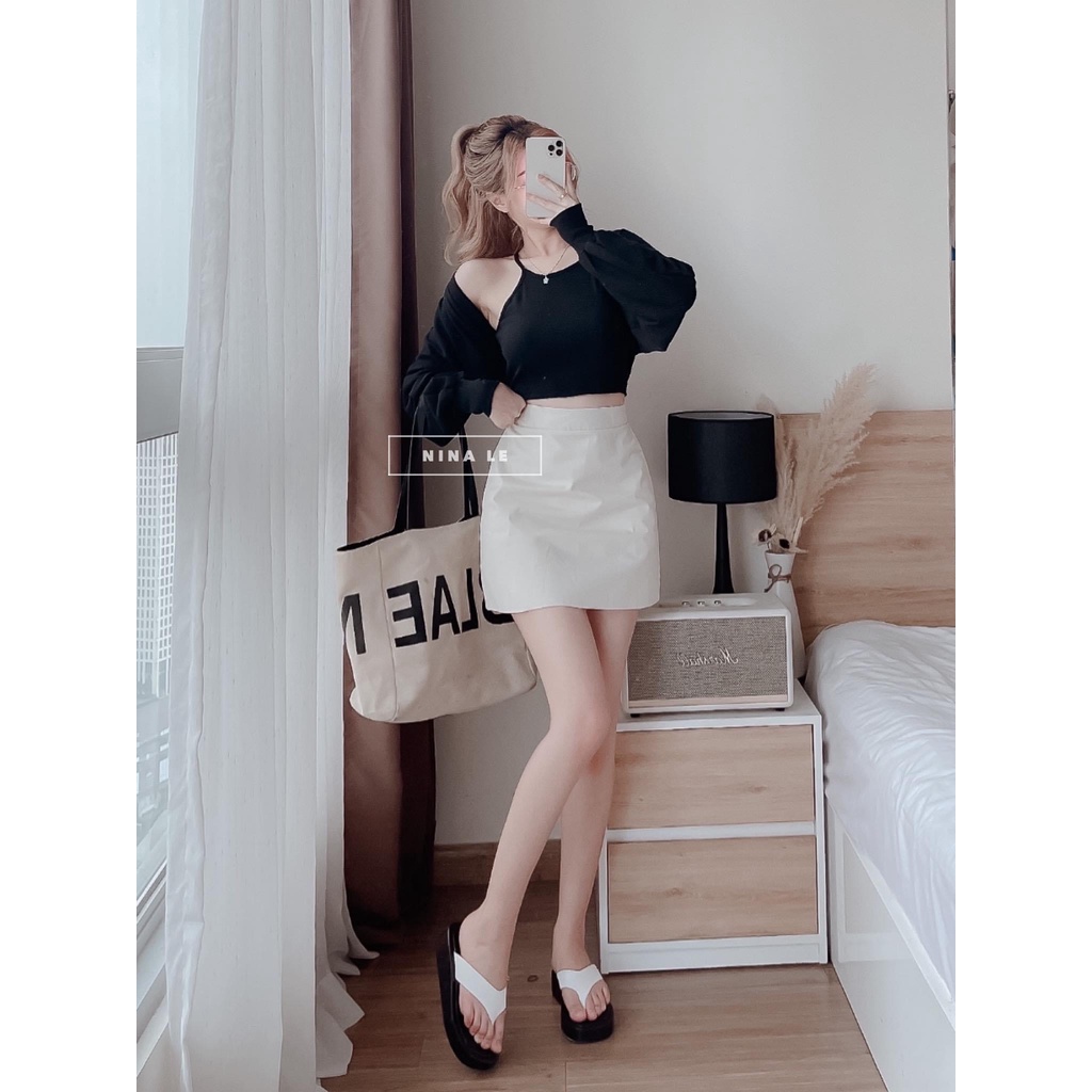Set bộ áo yếm 3 món mix quần short đùi DN265