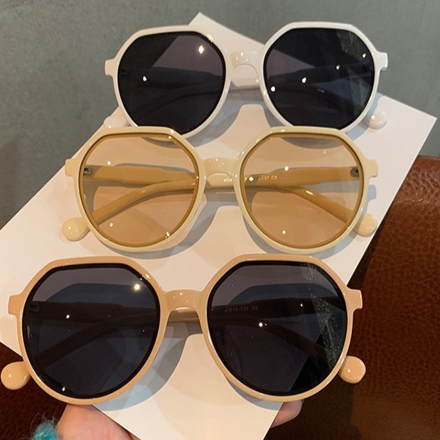 Kính Mát Thời Trang Gọng Lớn Phong Cách Retro Cho Nữ