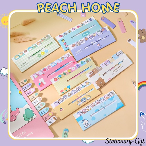 Tập Giấy Note 8 Kiểu Đánh Dấu Trang Xinh Xắn Giấy Ghi Chú Cute Dễ Thương Dành Cho Học Sinh