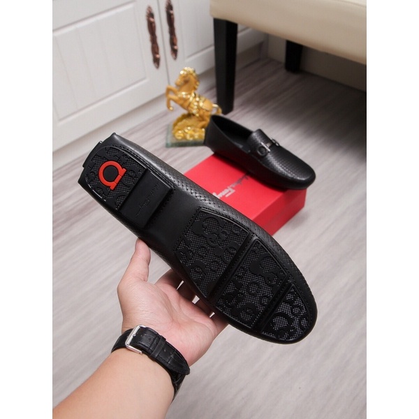 Giày lười nam thương hiệu Salvatore Ferragamo cao cấp mẫu mới da thật