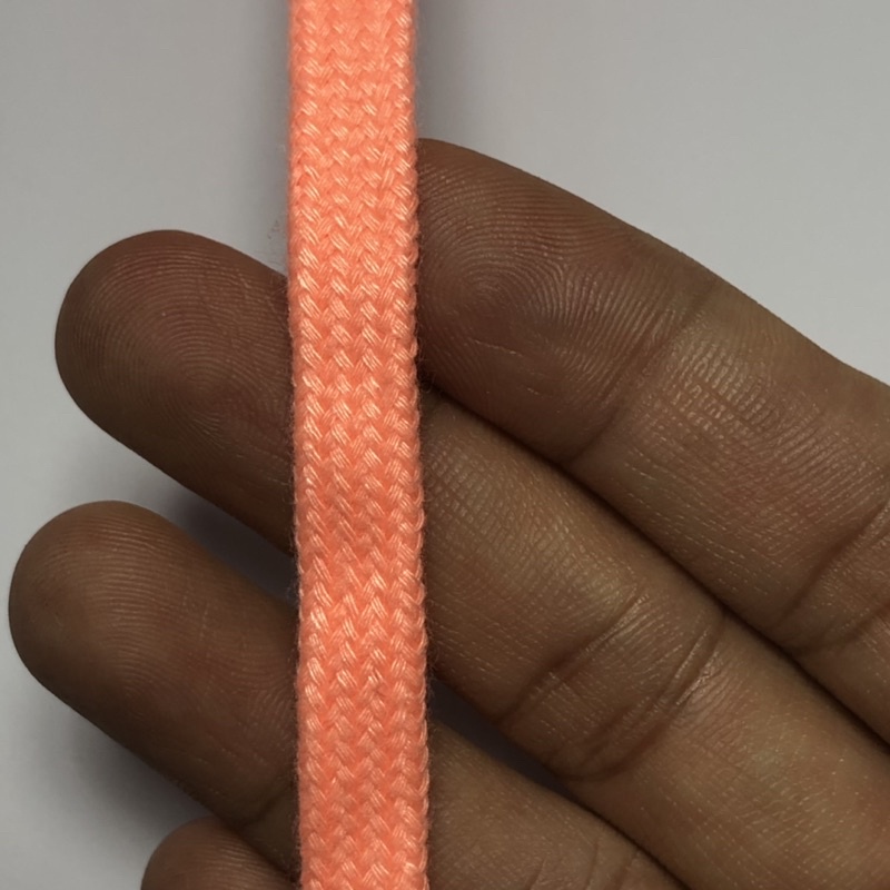 10 mét - Dây Cotton dẹp 8mm dệt ống mền êm tay dùng làm sp handmade, macrame, thời trang