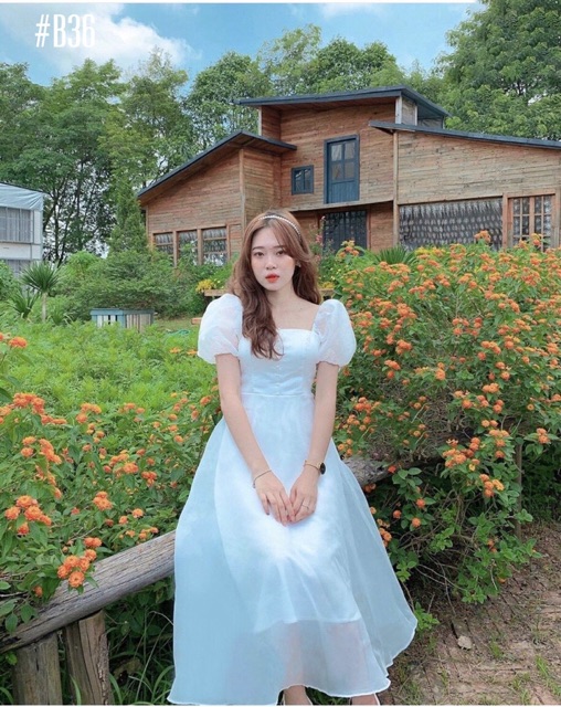 Đầm trắng dự tiệc 🌵FREESHIP 🌵Đầm xoè trắng dự tiệc | BigBuy360 - bigbuy360.vn