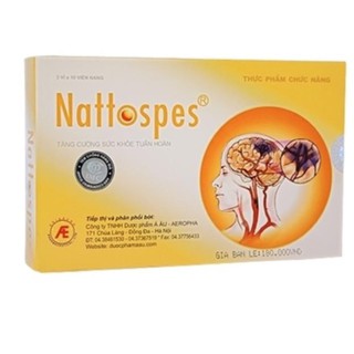 Nattospes Phòng ngừa tai biến và đột nguỵ - Amipharma ✅CÓ BILL✅