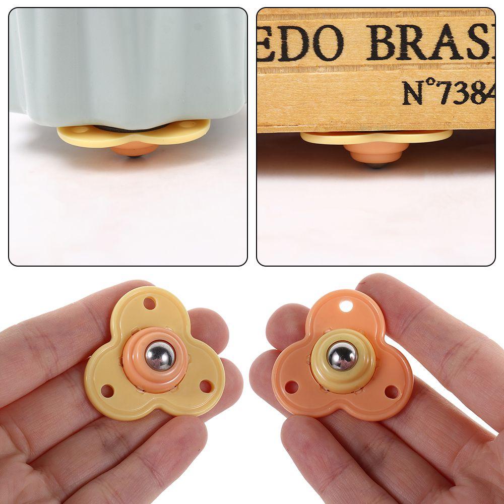 WTTLE Bộ 4 Bánh Xe Lăn Bằng Nhựa Chịu Lực Tốt Chuyên Dụng Cho Đồ Nội Thất Nhà Bếp