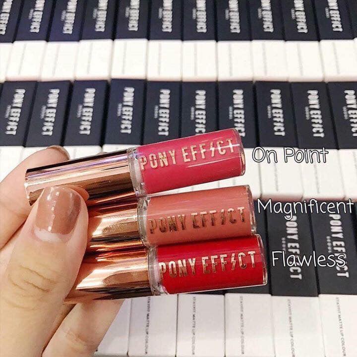 Son kem Pony Effect Stay Fit Matte Lips Onpoint hồng baby.