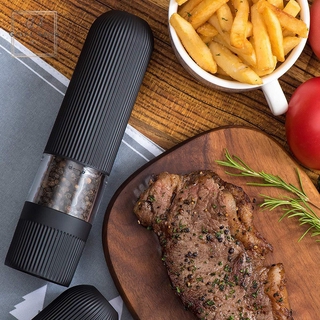 Kitchen Electric Pepper Grinder Battery Powered Salt or Pepper Automatic Grinder with LED Light