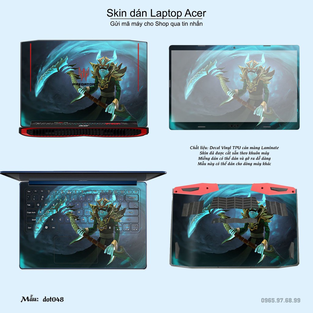 Skin dán Laptop Acer in hình Dota 2 _nhiều mẫu 8 (inbox mã máy cho Shop)