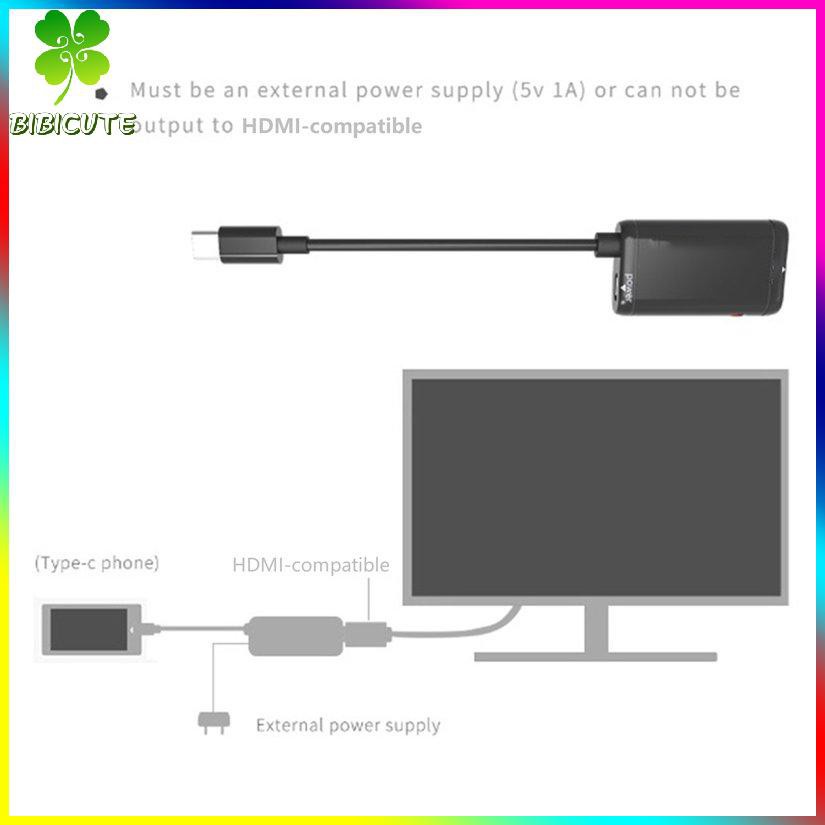 Đầu Chuyển Đổi Usb-C Type C Sang Hdmi Usb 3.1 Tv Cho Mhl Android