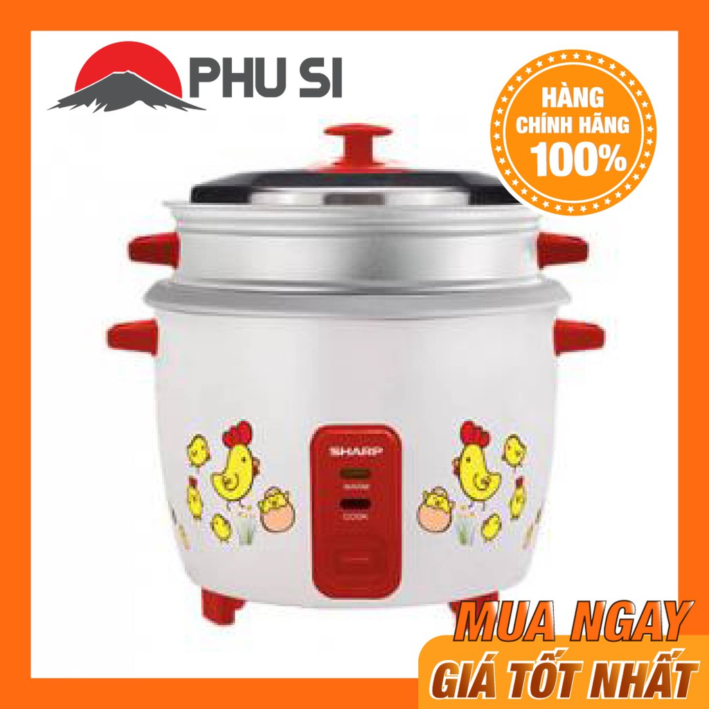 Nồi cơm điện nắp rời Sharp 1.8 lít KSH-D18SV-CH | BigBuy360 - bigbuy360.vn
