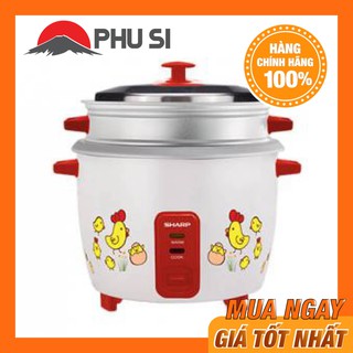 Nồi cơm điện nắp rời sharp 1.8 lít ksh-d18sv-ch