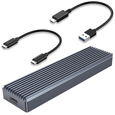 Box ổ cứng SSD M2 NVME M.2 SATA to USB Type-C làm ổ di động ORICO M2PV-C3 M2PF-C3