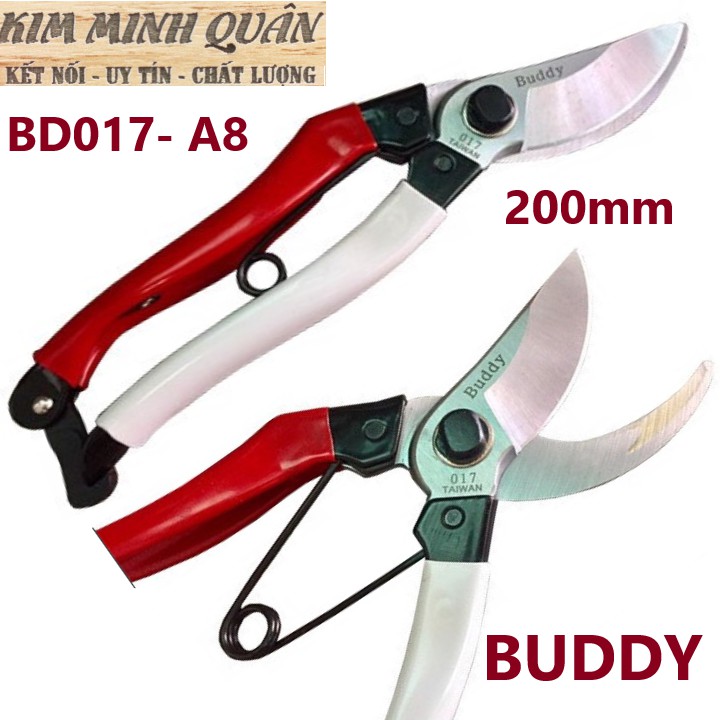 Kéo Cắt Cành A8 200mm Tiêu Chuẩn JAPAN BD017 BUDDY