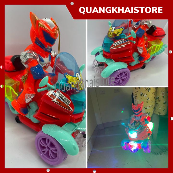 LỒNG ĐÈN TRUNG THU- Robot cưỡi xe mô tô chạy pin, có đèn, có nhạc