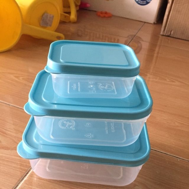 Bộ 3 Hộp Nhựa Đựng Bảo Quản Thực Phẩm Cao Cấp | BigBuy360 - bigbuy360.vn