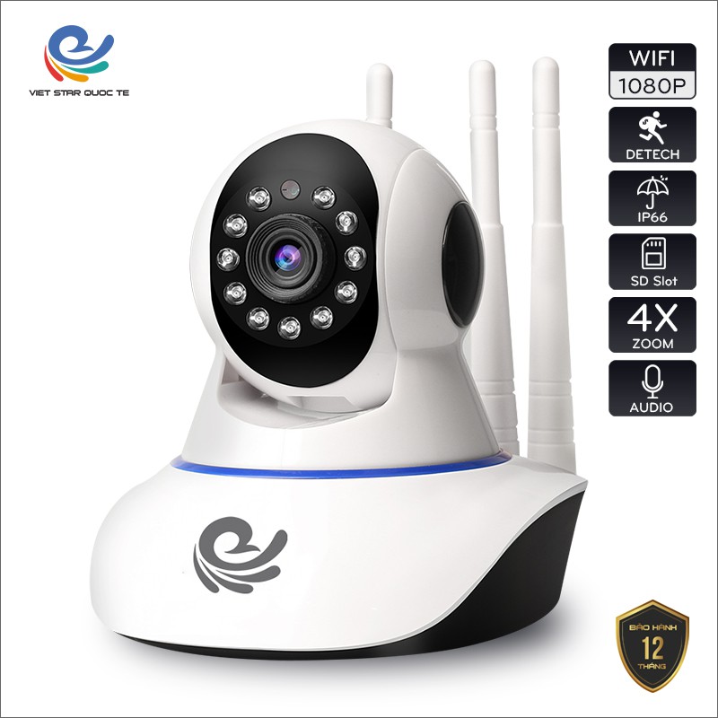 [Smart Home Camera] Camera wifi Carecam XFL200 2.0MPx  CARE CAM Full HD 1080p mới 2020 - xfl 200
