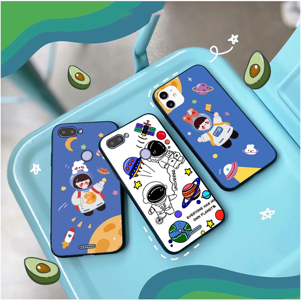 ỐP LƯNG XIAOMI REDMI 6/REDMI 6A HÌNH PHI HÀNH GIA CỰC ĐÁNG YÊU