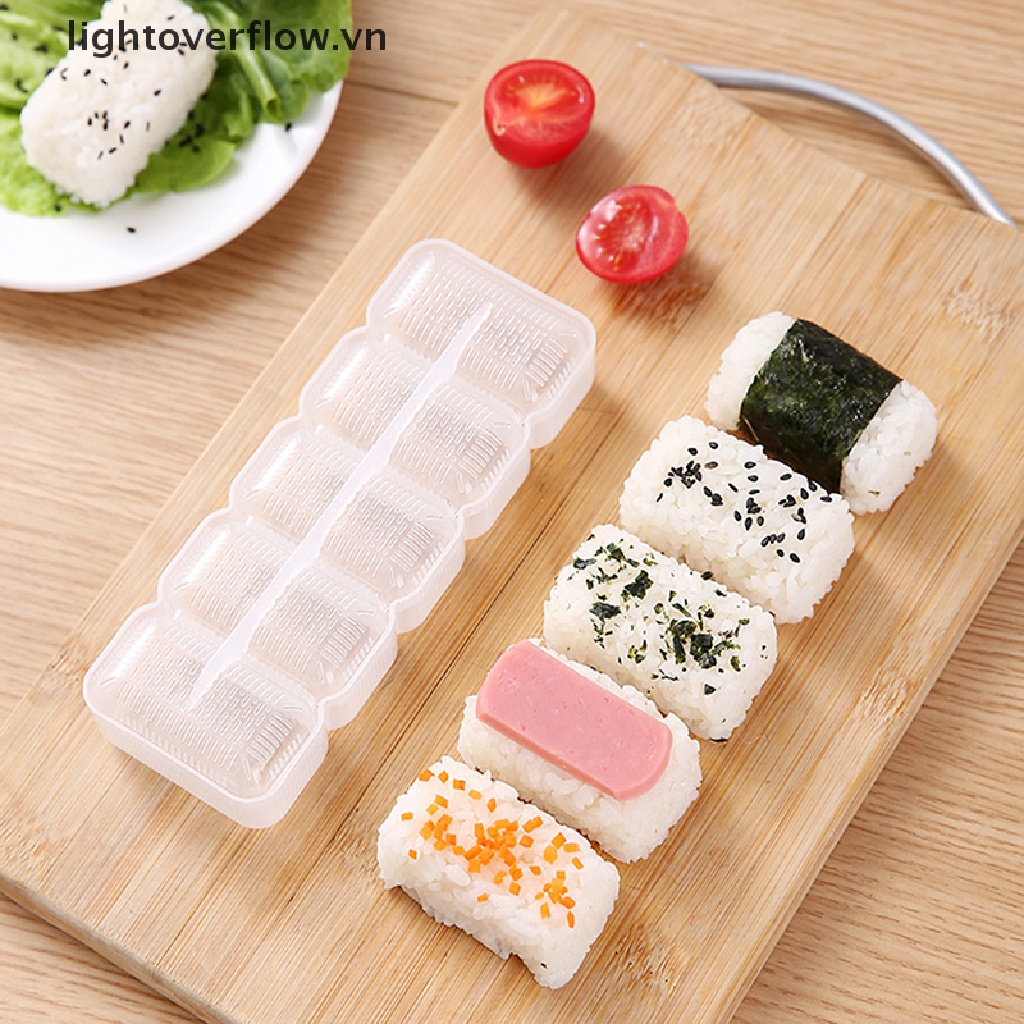 Set 5 Khuôn Làm Sushi Nigiri Không Ép DIY