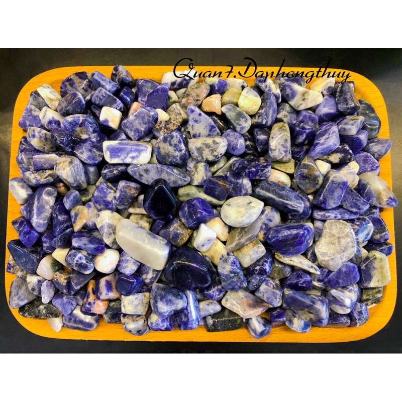 Vụn Đá Thach Anh Xanh Sodalite